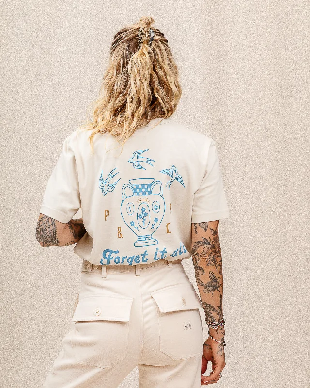 Easygoing Fashion Forget It All T-Shirt - Bone