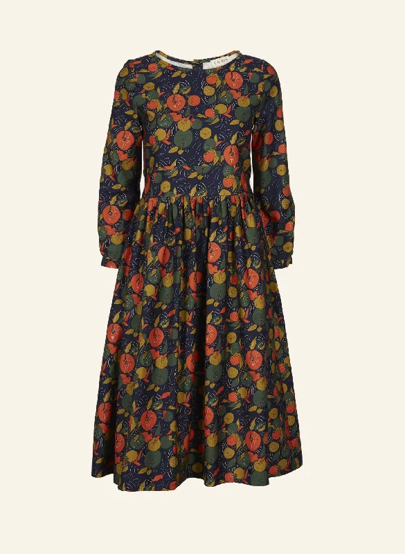Sports Style Philippa - Navy Apple Orchard Dress