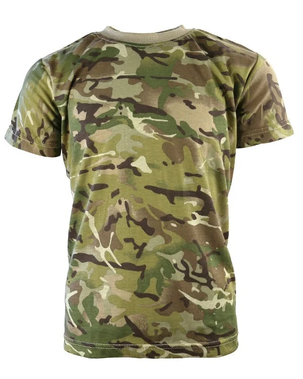 Simple Solid Color Kids Camo BTP T-Shirt