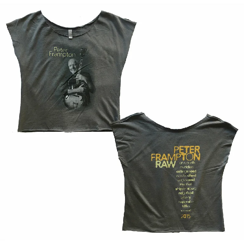 Retro Design Peter Frampton - Ladies 2015 Raw Photo Dolman T-Shirt
