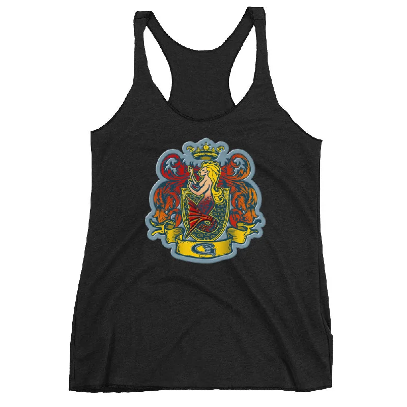 Urban Comfort Ruby Finfolk Crest Racerback Tank