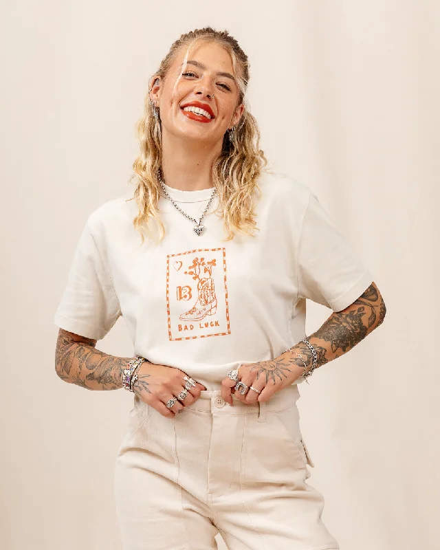 Weekend Wear Bad Luck T-Shirt - Bone