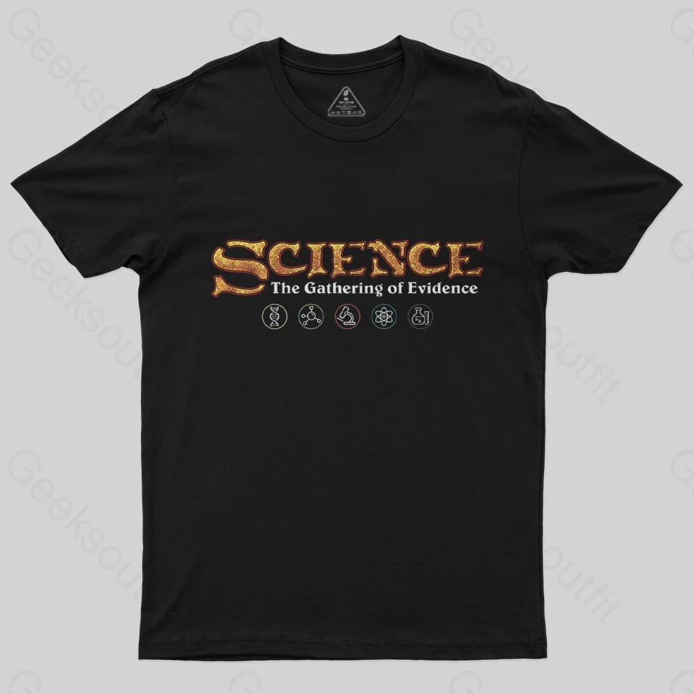 Bright Colors Science The Gathering of Evidence T-Shirt