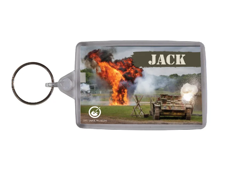 Stretch Design D-Day Personalised Keyring