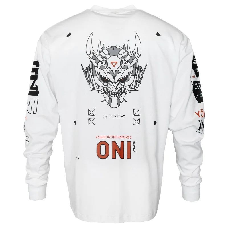 Cozy Dress ONI White Long Sleeve T