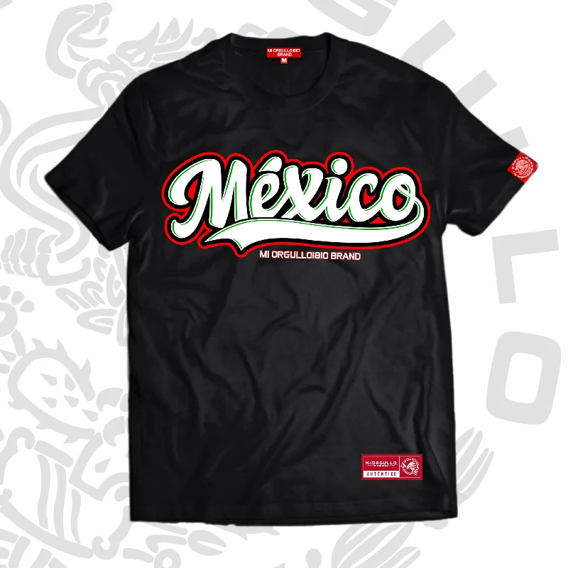 High-end Fashion MÉXICO BLACK T-SHIRT