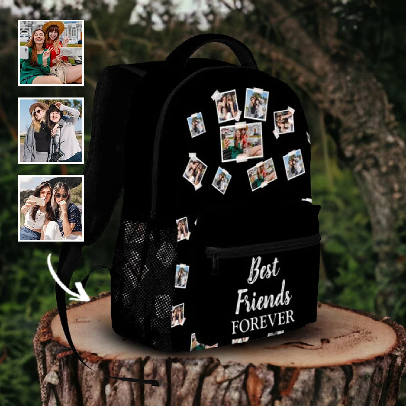 New Season Series Custom Photo Printed Best Friends Forever Backpack Make Your Own Fun Design Casual Backpack New Season Series Custom Photo Printed Best Friends Forever Backpack Make Your Own Fun Design Casual Backpack