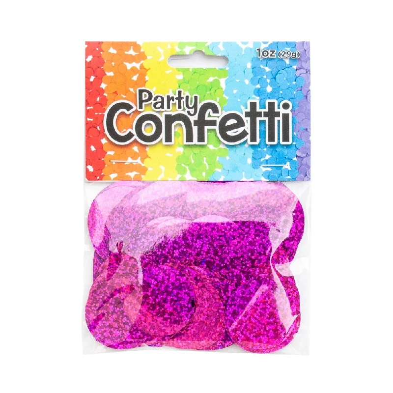 Wearable At Home Or Out HOLOGRAPHIC CONFETTI - MAGENTA