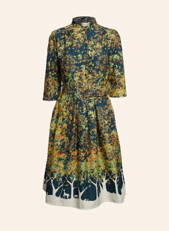 Sporty Comfort Cynthia - Navy Forest Dress