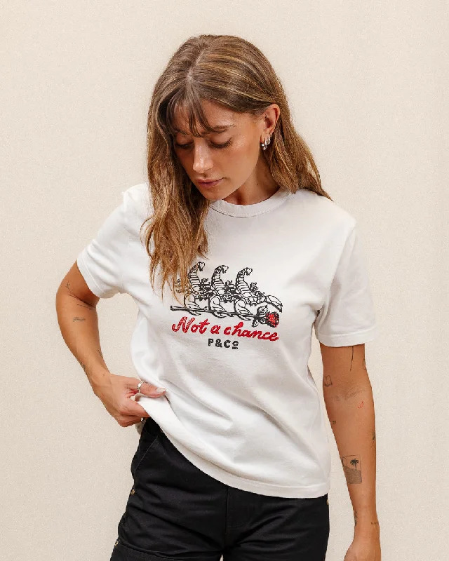 Everyday Outfits Not A Chance T-Shirt - Off White