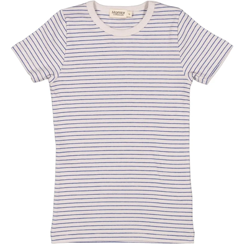 Sexy Fun MarMar Modal Rib Space Blue Stripe Tago T-shirt