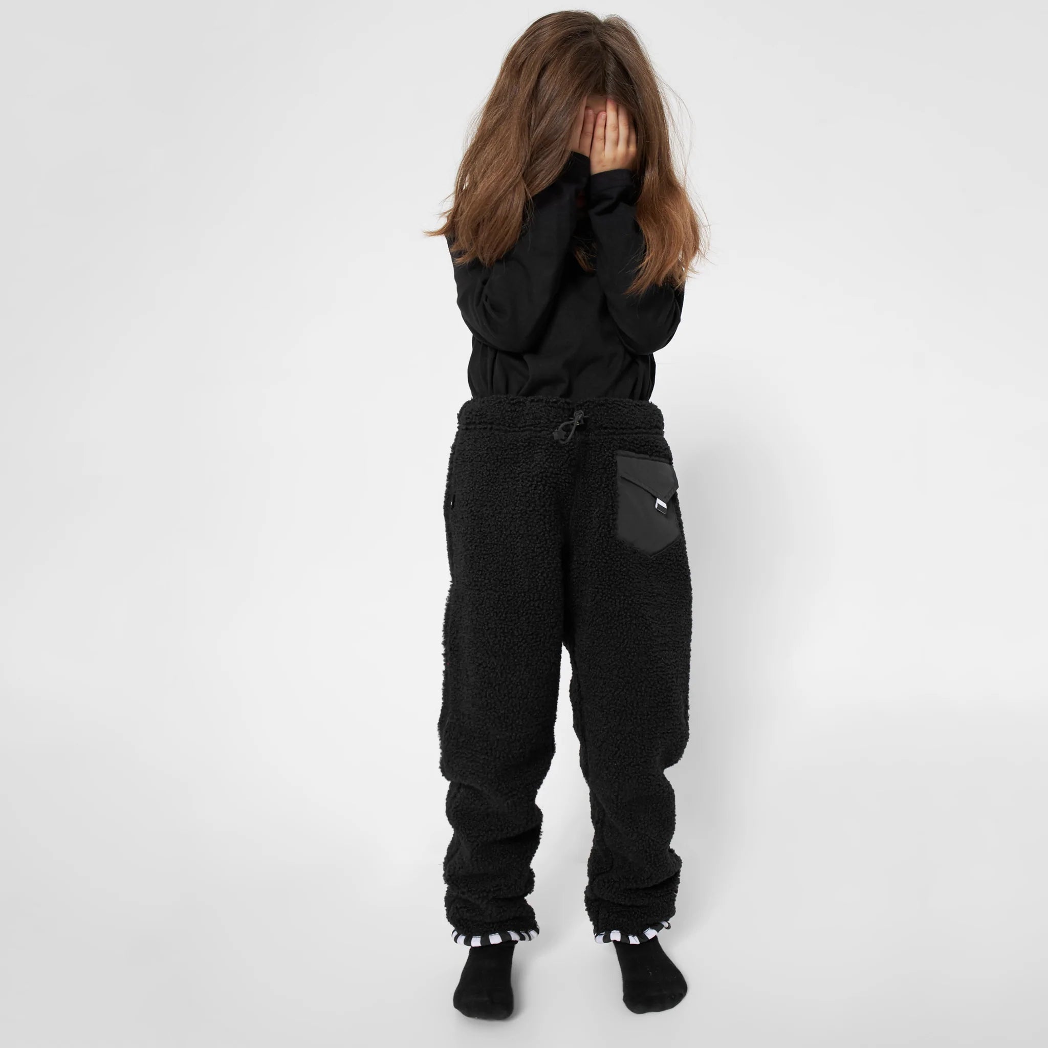 Casual And Comfortable WeeDo Kids PANDO Panda Teddy Winter Fleece Pants