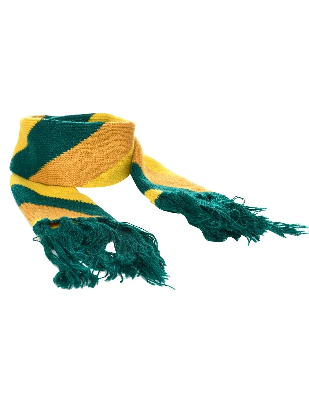 Soft Style Striped Winter Scarf - M