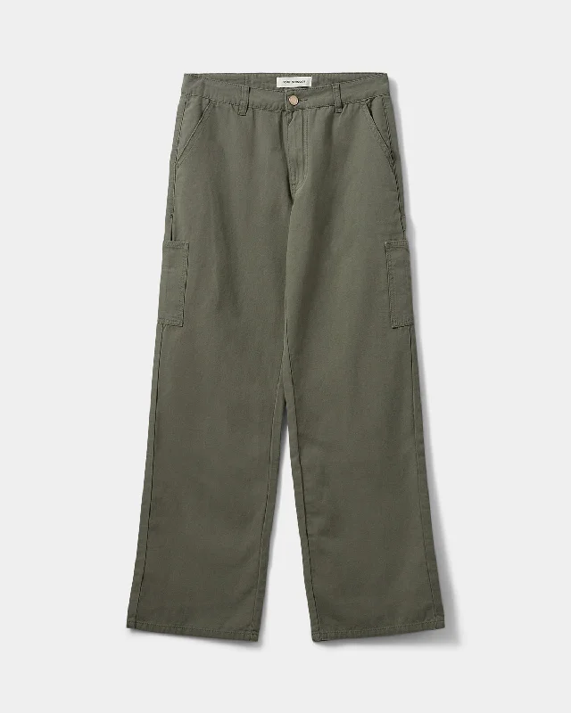 Fashion And Simplicity AMYSW TROUSERS - Army green