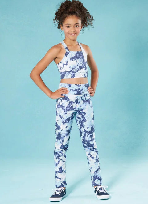 Dressing Tips McCalls Child Jacket, Top and Leggings M8374