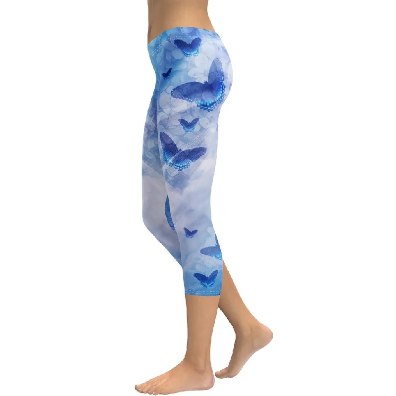 Fashionable And Versatile Butterfly Dream Capris