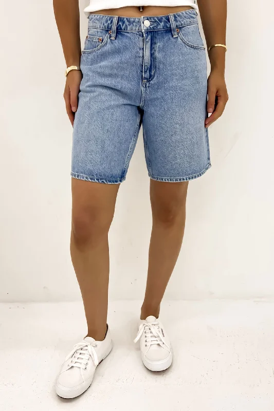 Fashion Concept Mid Baggy Short Yesterdays Blue