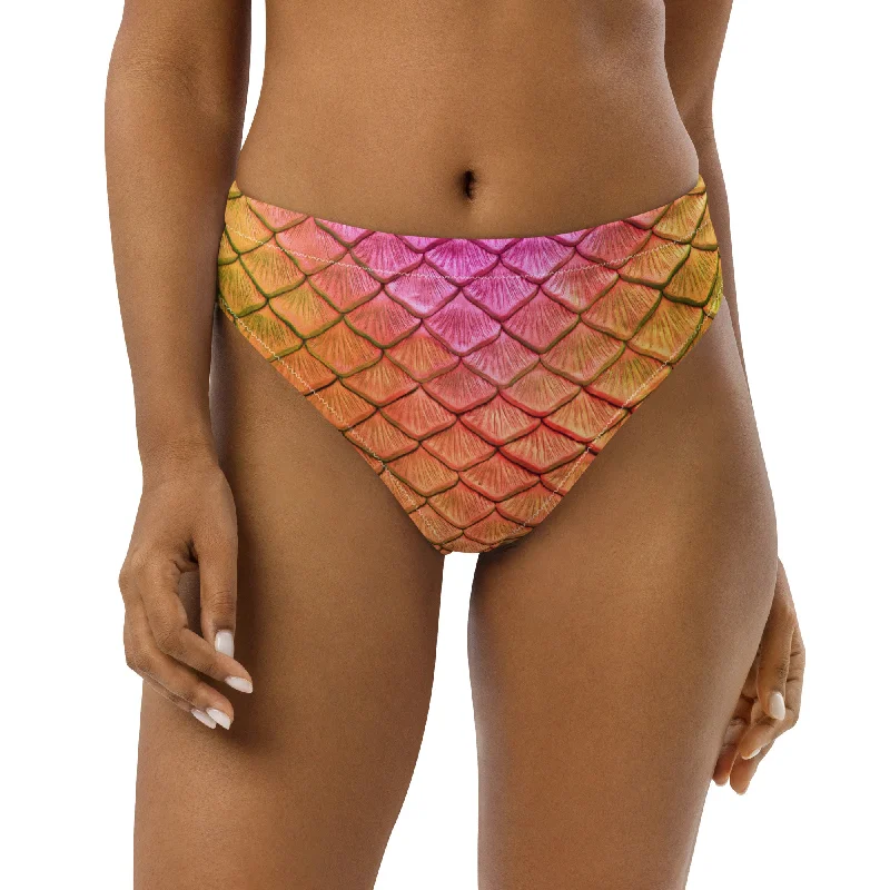 Fresh And Capable Lilikoi Recycled high-waisted bikini bottom