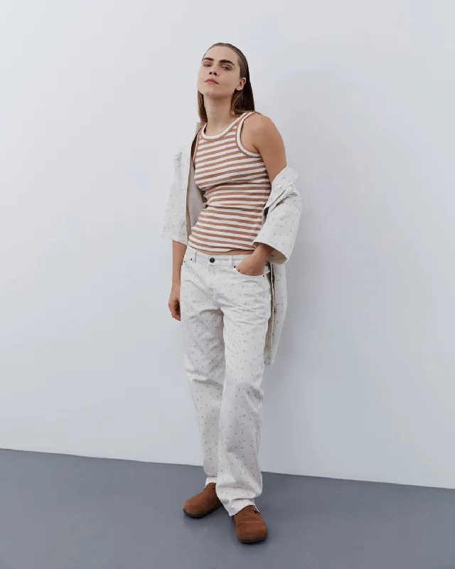 Soft Feel MELIKASW JEANS - White Alyssum