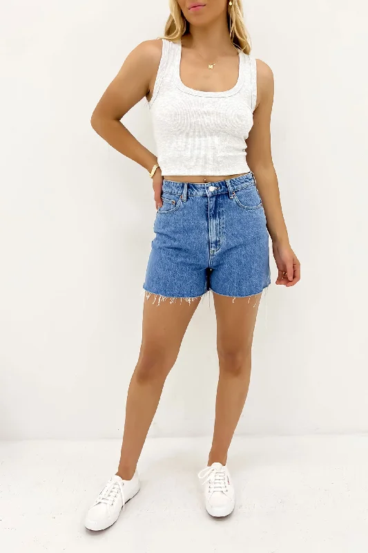 Exquisite Craftsmanship High Relaxed Short Bold Blue