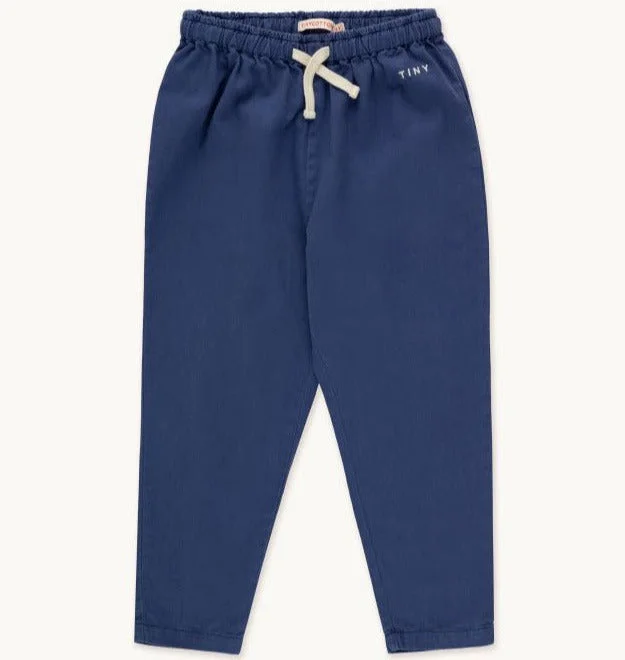Comfortable And Versatile TINYCOTTONS Kids SOLID PANT in Ultramarine 233