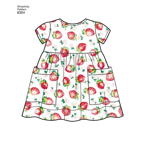 End Of The Year Simplicity Baby's Outfit S8304
