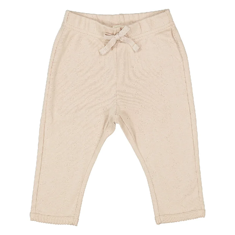 Classic Series Pitti Pointelle Rib Leggings in Doe by MarMar Copenhagen - Last Ones In Stock - 2-12 Months
