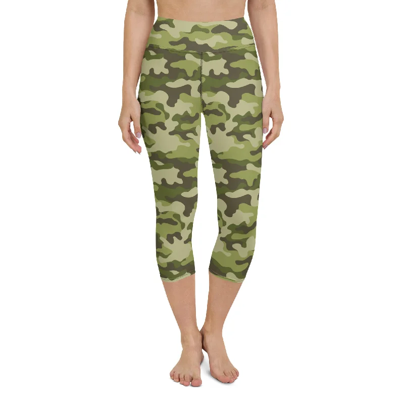 Multifunctional Style Classic Camo Yoga Capris