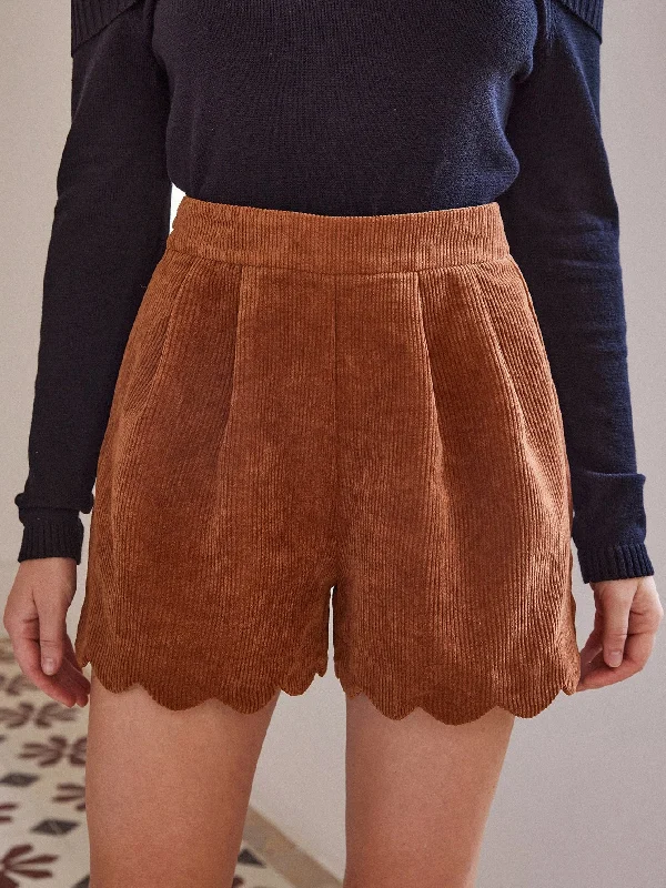 Soft And Comfortable Casual Plain Zipper High Waist Women Shorts
