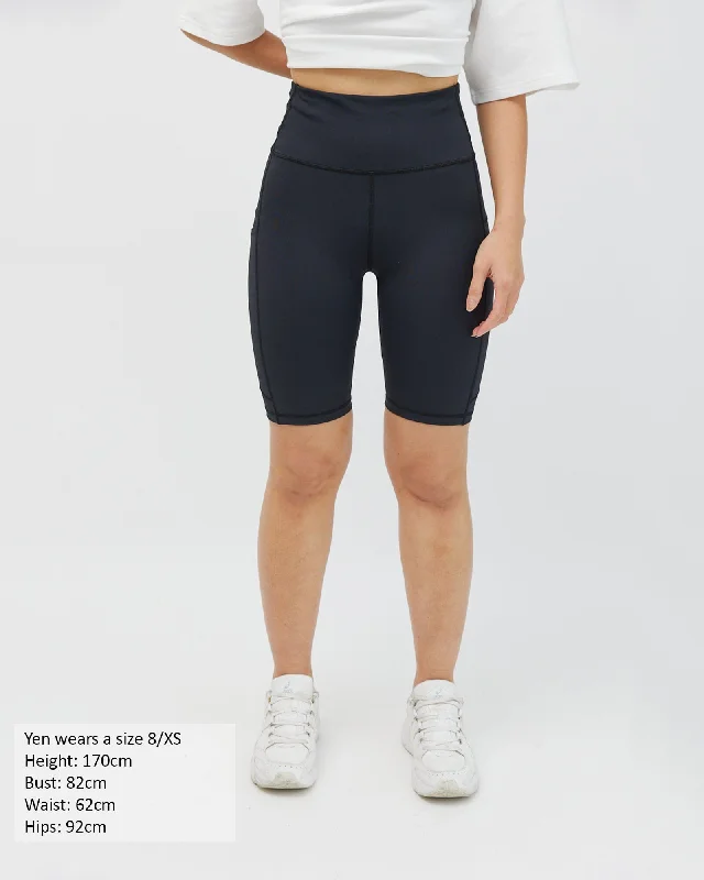 Casual Comfort Active living bike shorts - 3 pocket - Black