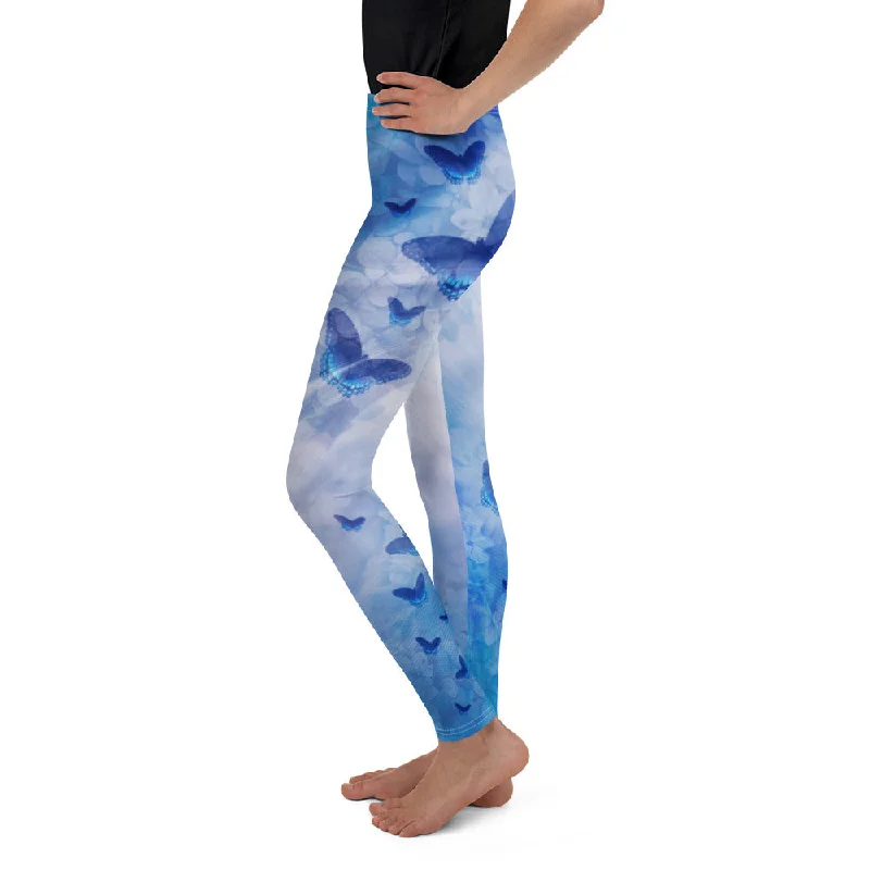 Classic And Versatile Butterfly Dream Youth Leggings