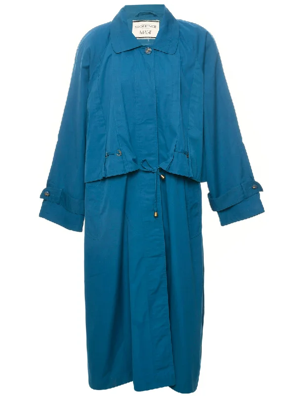 Cozy Chic Single Breasted Trench Coat - XXL