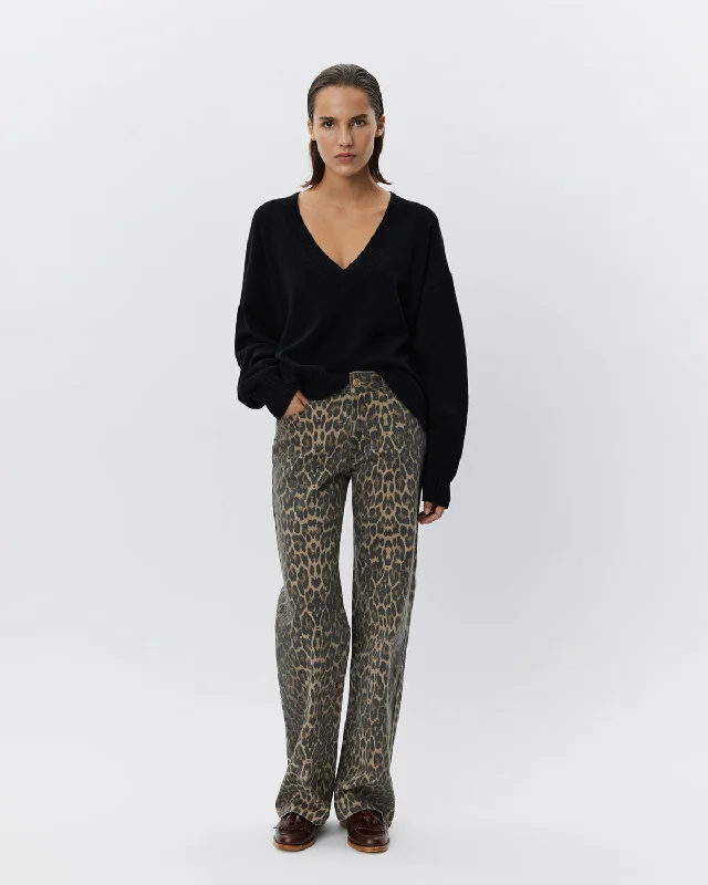 High-end Fabrics SIENNASW TROUSERS - Leopard