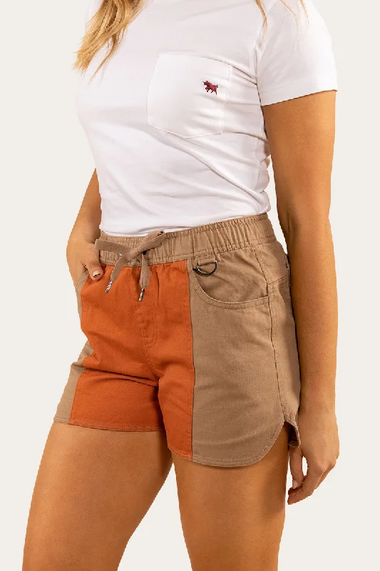 Exquisite Tailoring Tora Womens Heavy Weight Ruggers - Tawny Brown/Rust