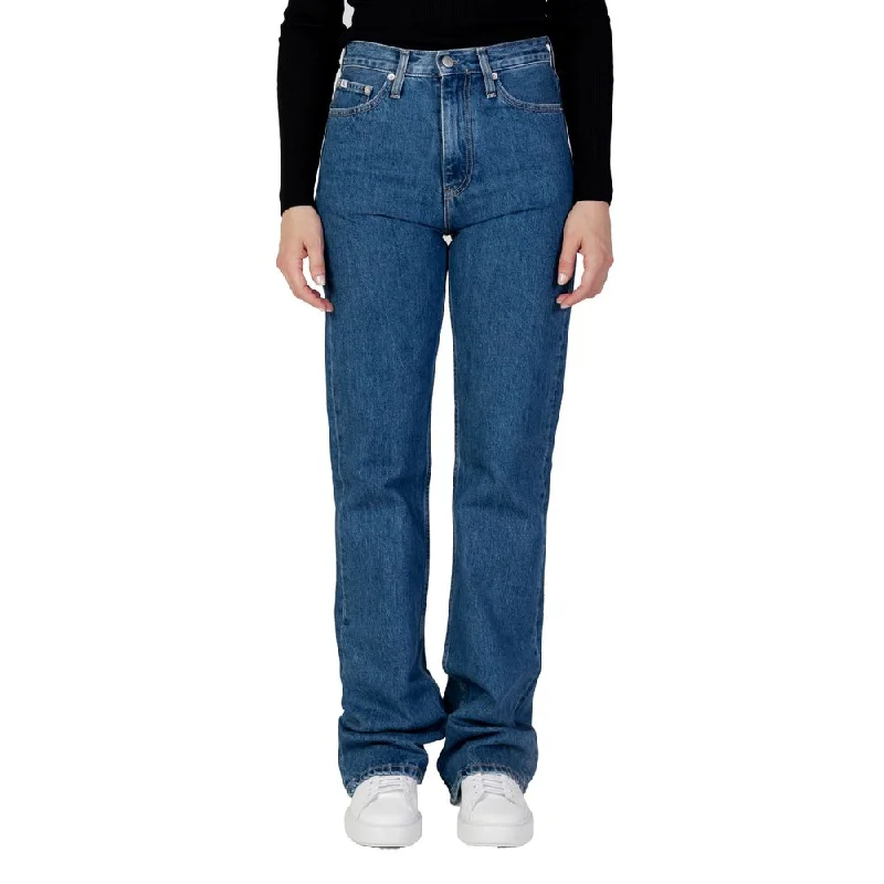 Youthful Street Fashion Calvin Klein Jeans  Cotton Jeans & Women's Pant