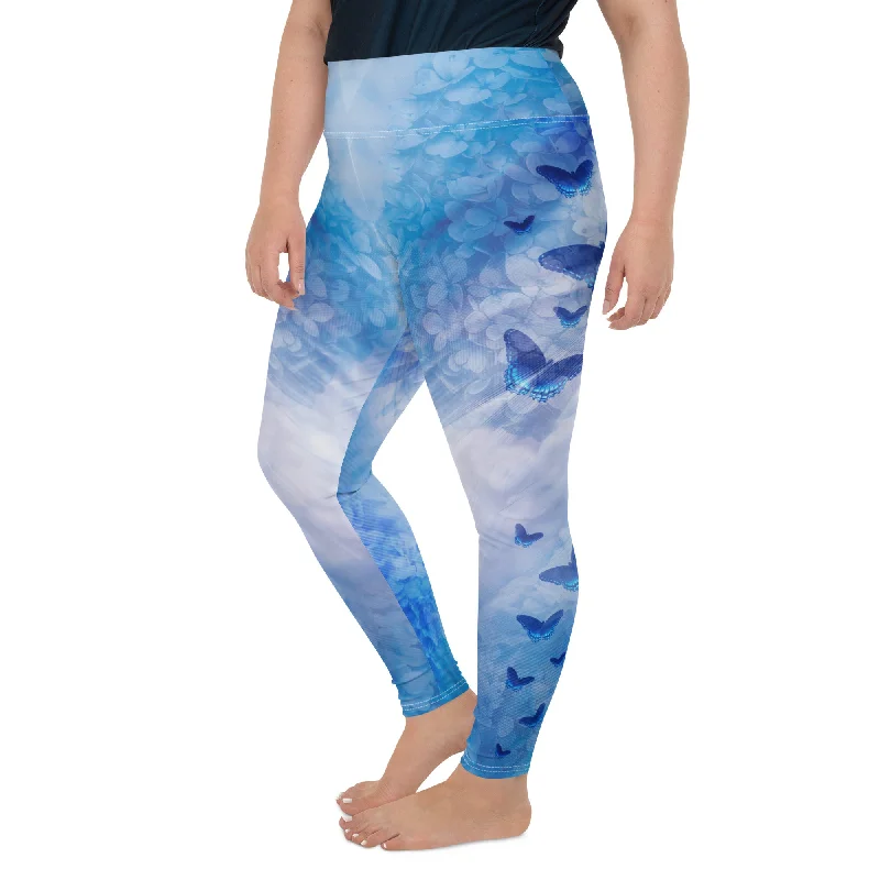 Comfortable And Cold-proof Butterfly Dream Plus Size Leggings
