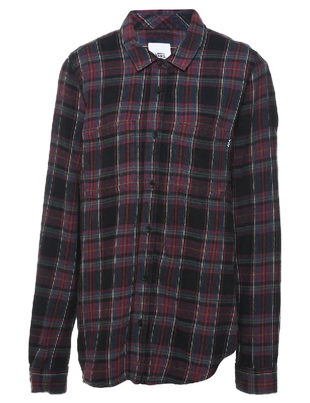 Smart Comfort Wear Vans Checked Shirt - L