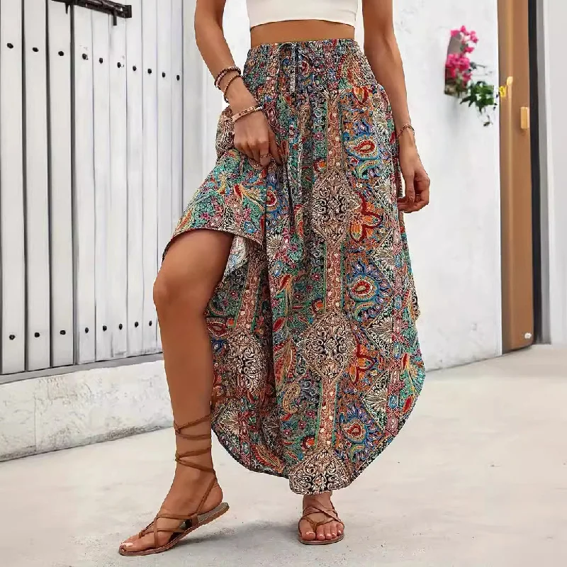 Trendy Looks New Personalized Printed A- Line Skirt Casual All-match Tutu