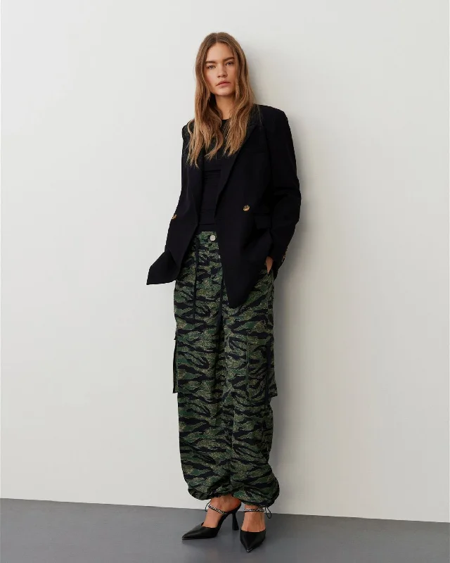 Relaxed Chic EMIKOSW TROUSERS - Night Blue
