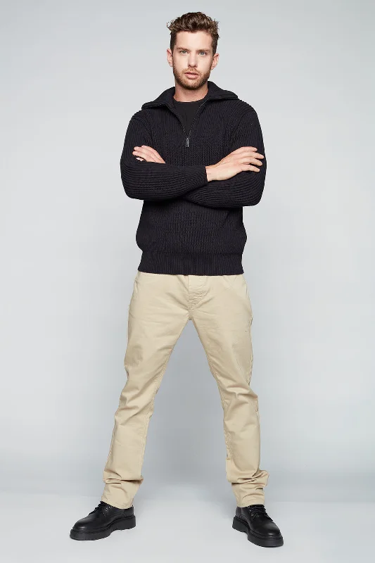 Must-have For Fashion FRANKIE (3035 Series) - 5 Pocket Straight Fit French Terry Pants - Tan Must-have For Fashion FRANKIE (3035 Series) - 5 Pocket Straight Fit French Terry Pants - Tan