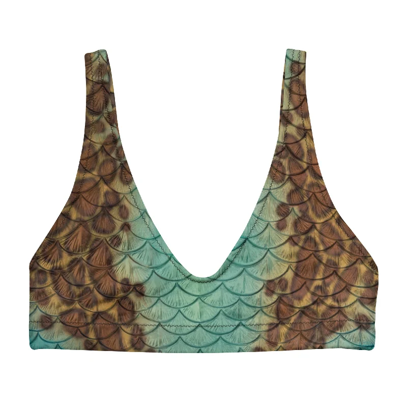 Comfortable Looks Mirage Recycled padded bikini top