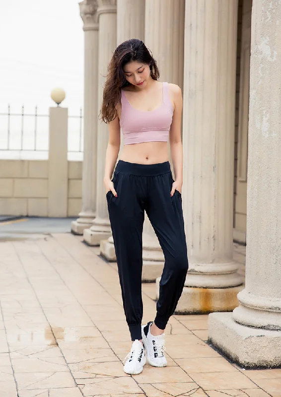 Fashionable Items Loose letter track pants