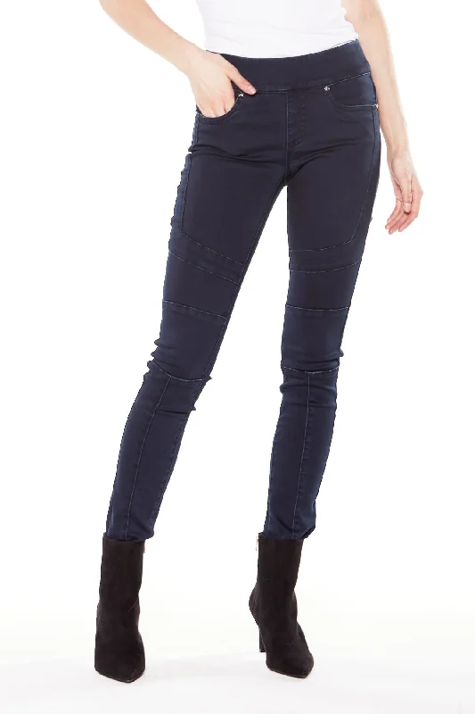 Fashion Wear OLIVIAX - Pull-On Jeggings - Dark Indigo Rinse