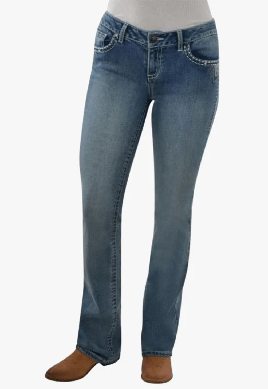 Stunning Fashion Wrangler Womens Rock 47 Jerry Jean - 34 Leg