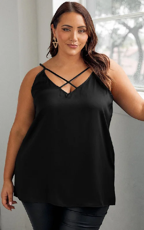 Fashion Touch Galvin Top - Black