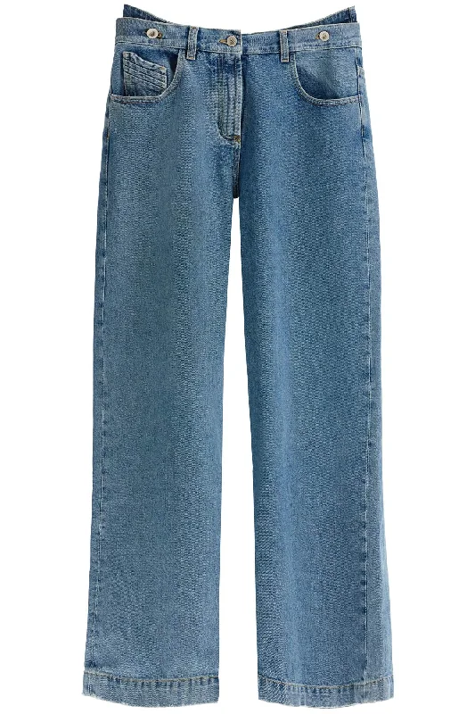 Lively And Youthful The Attico Women's Laye Baggy Jeans