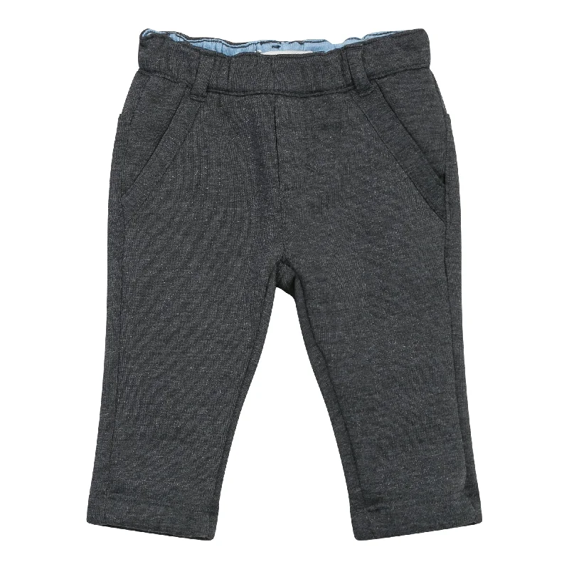 Light And Breathable Jean Bourget Baby Boy Sofe Jersey Trousers/Pants in Dark Grey