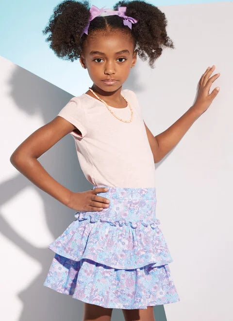 Goddess Outfit McCalls Child Skorts M8316
