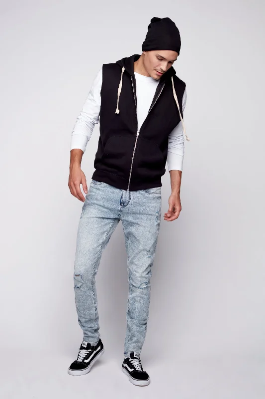 Bottom And Versatile IDOL - Basic 5 Pockets Skinny  Jean - Indigo Acid