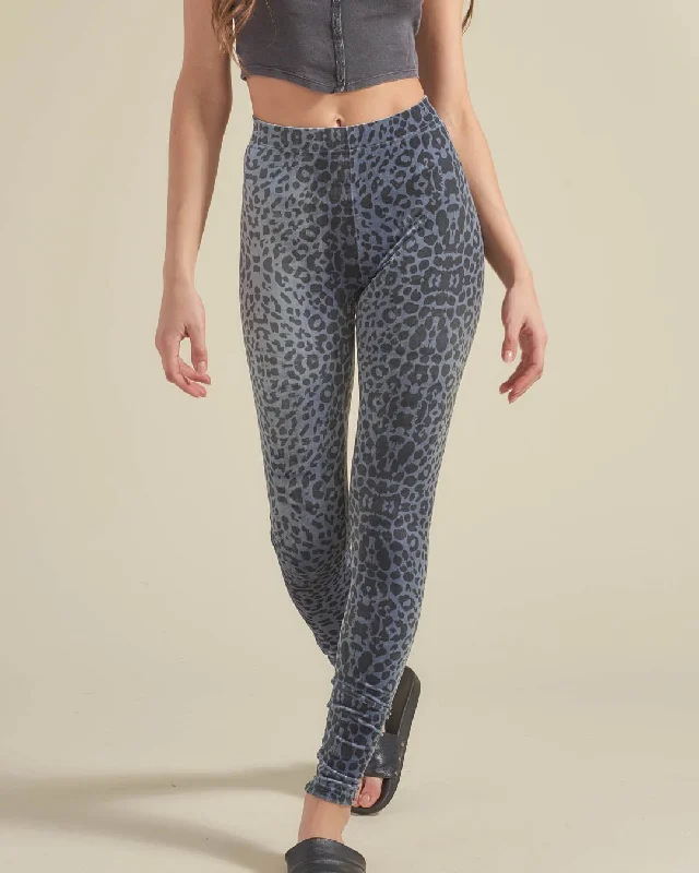 Casual Elegance Women's Velvet Leggings | Black Panther